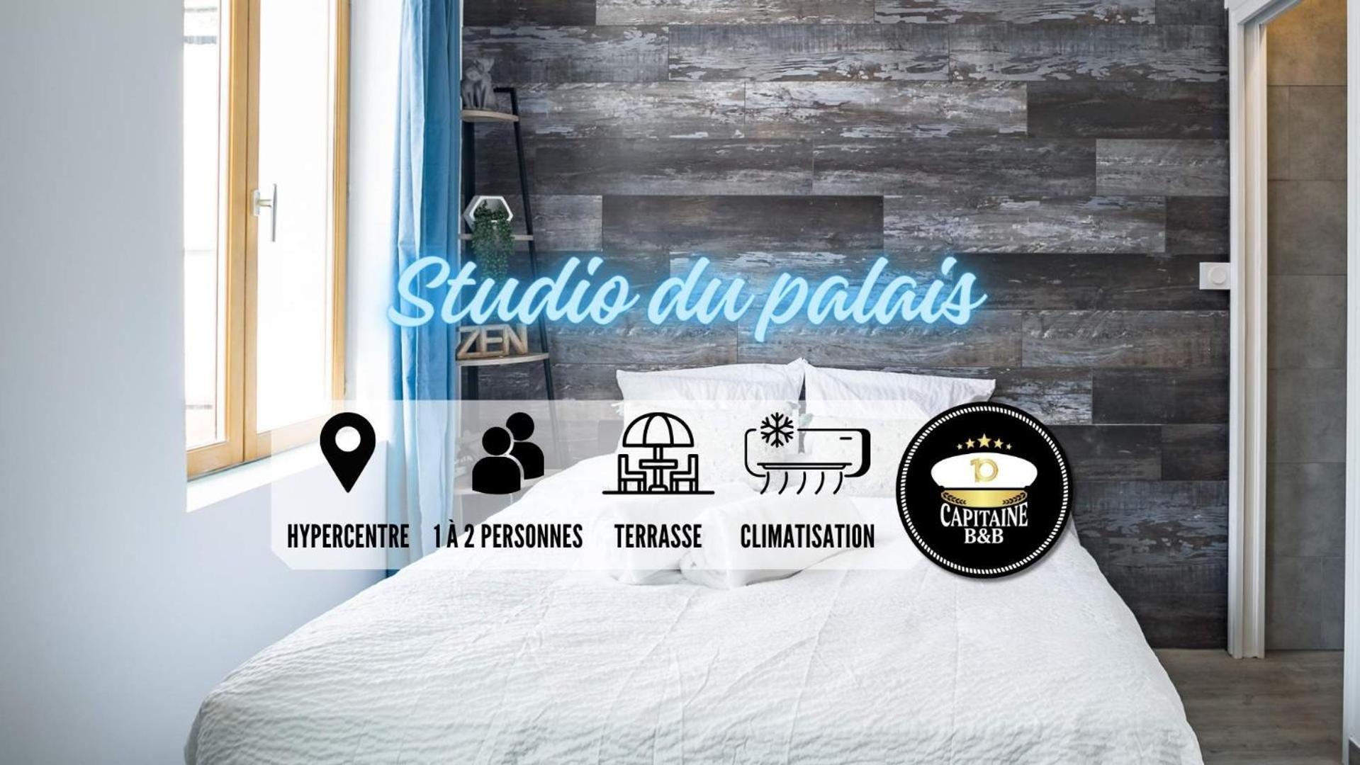 Studio Du Palais - Terrasse- Hypercentre Apartment ทรัวส์ ภายนอก รูปภาพ